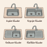 حوض مغسلة رخام